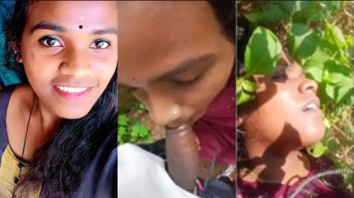 Cute Mallu Girlfriend Giving Blowjob Riding & Fucking Outdoor