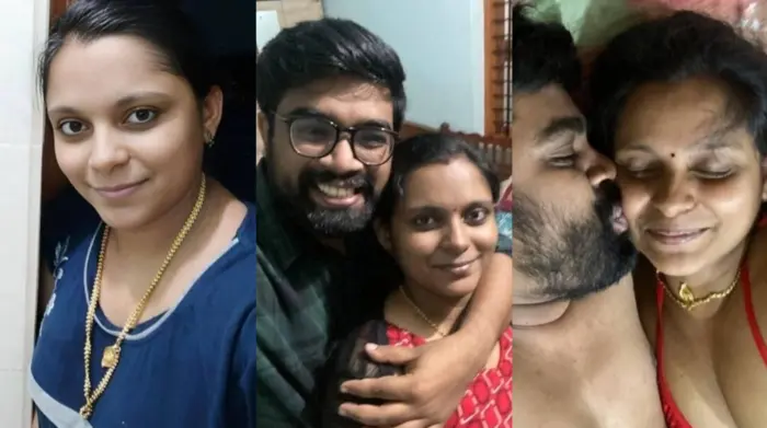 Tamil Sex Video Mallu Young Couple Kissing & Blowjob
