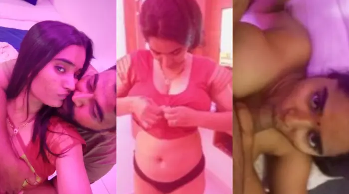 Newly Married Couple Wife Stripping Giving Blowjob & Kissing